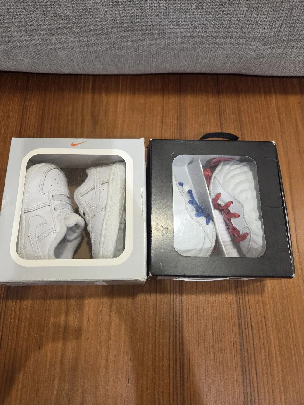 Lot of 2 Nike Infant/Toddler Sneakers Size 3C Nike Lil'Posite One & Nike Force 1